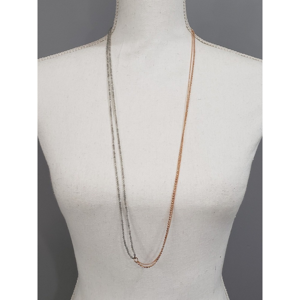 NEW Gorjana Necklace 4 Strand LAGUNA GEM LABRADORITE GEMSTONE GOLD TONE